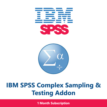IBM SPSS Complex Sampling & Testing Addon (Month)