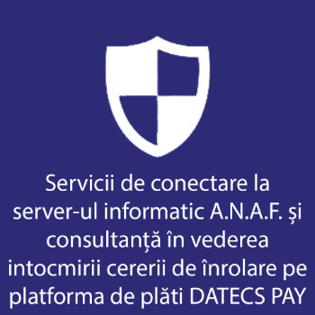 Servicii de conectare la server-ul informatic A.N.A.F.